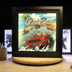 Dioramax - Cadre lumineux LED Out Run Déco Gaming-room | Tableau Final Fantasy VII | Affiche jeux vidéo | Idée cadeau gamer | Retro-gaming
