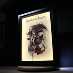 Dioramax - Cadre lumineux LED Pandora Hearts | Déco Gaming-room | Tableau lumineux | Affiche jeux vidéo | Idée cadeau gamer | Retro-gaming