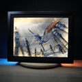 Dioramax - Cadre lumineux LED Panzer Dragoon | Déco Gaming-room | Tableau lumineux | Affiche jeux vidéo | Idée cadeau gamer | Retro-gaming