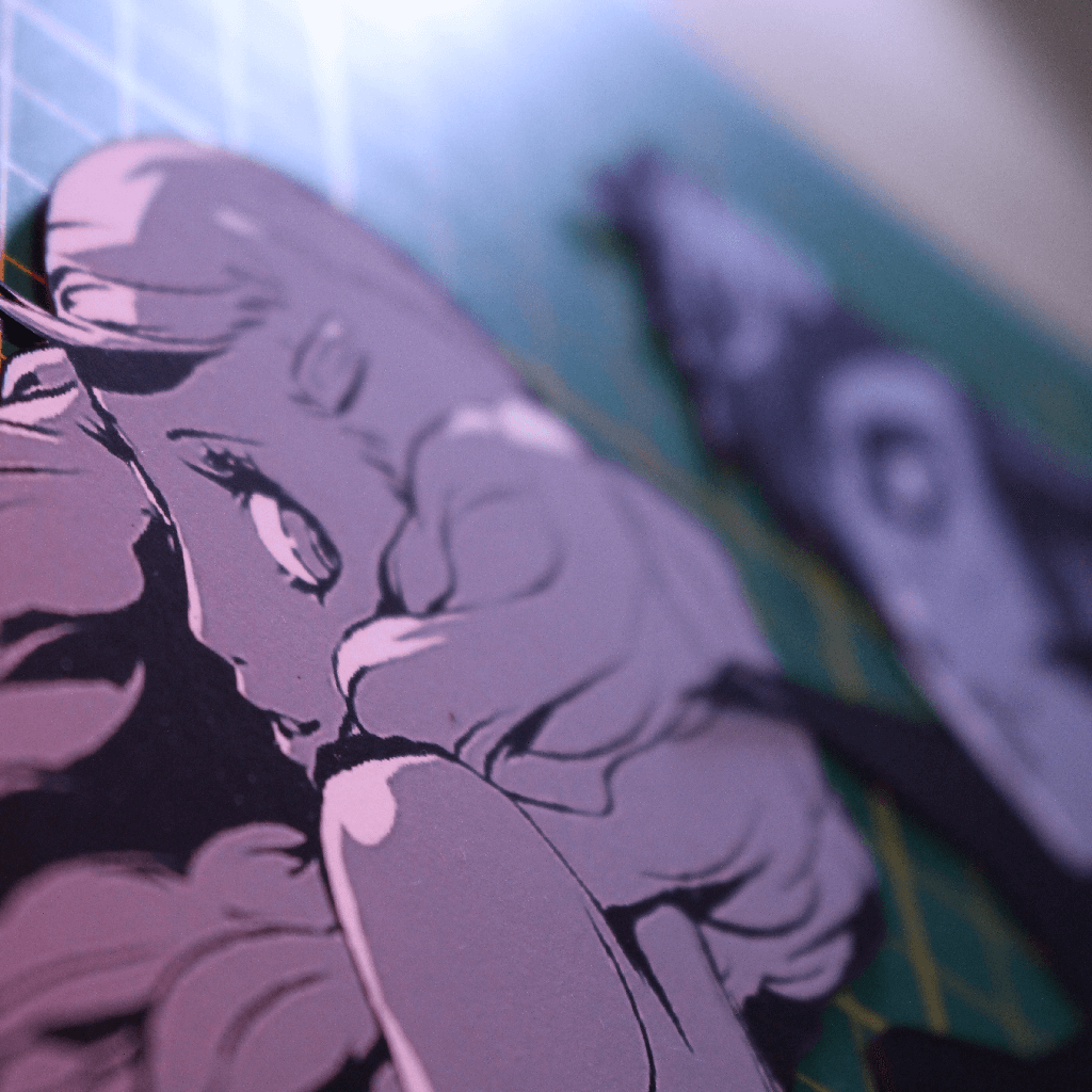 Dioramax - Cadre lumineux LED Persona 5 | Déco Gaming-room | Tableau lumineux | Affiche jeux vidéo | Idée cadeau gamer | Retro-gaming