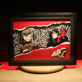 Dioramax - Cadre lumineux LED Persona 5 | Déco Gaming-room | Tableau lumineux | Affiche jeux vidéo | Idée cadeau gamer | Retro-gaming