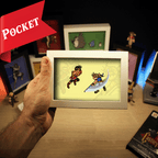 Dioramax - Cadre lumineux LED Suikoden 2| Déco Gaming-room | Tableau lumineux | Affiche jeux vidéo | Idée cadeau gamer | Retro-gaming