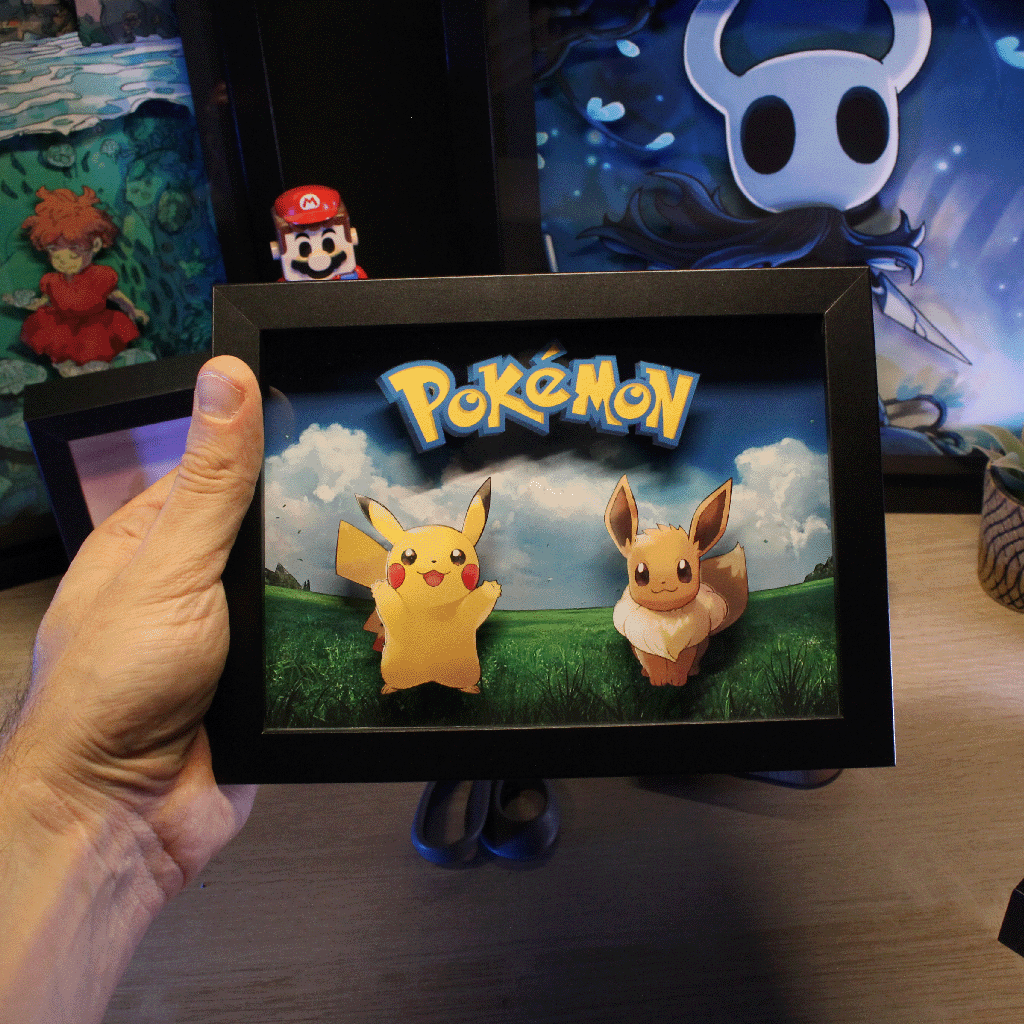 Diorama – Pokémon – Déco Murale