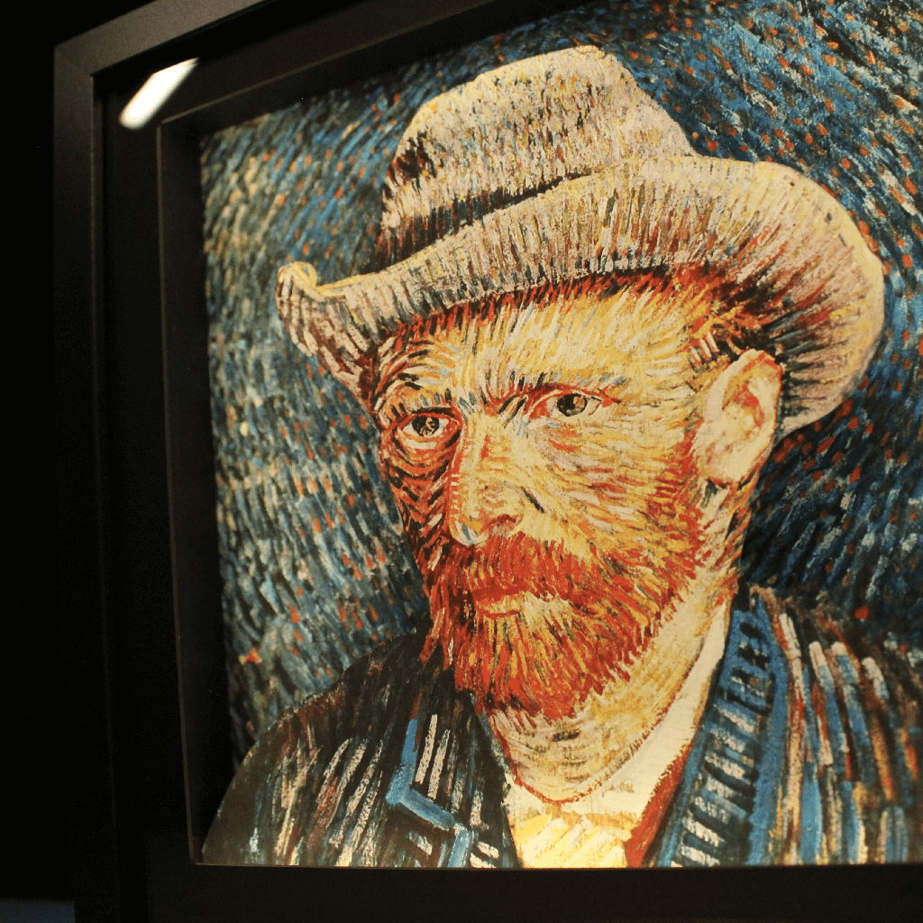 Dioramax - Cadre lumineux LED Gogh | Déco Gaming-room | Tableau lumineux | Affiche jeux vidéo | Idée cadeau gamer | Retro-gaming