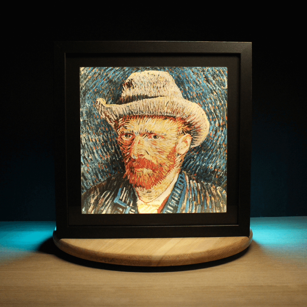 Dioramax - Cadre lumineux LED Gogh | Déco Gaming-room | Tableau lumineux | Affiche jeux vidéo | Idée cadeau gamer | Retro-gaming