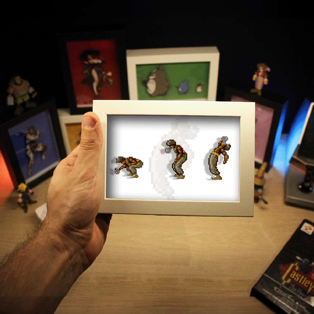 Dioramax - Cadre lumineux LED Prince of Persia| Déco Gaming-room | Tableau lumineux | Affiche jeux vidéo | Idée cadeau gamer | Retro-gaming