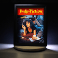 Dioramax - Cadre lumineux LED Pulp Fiction | Déco Gaming-room | Tableau lumineux | Affiche jeux vidéo | Idée cadeau gamer | Retro-gaming