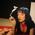 Dioramax - Cadre lumineux LED Pulp Fiction | Déco Gaming-room | Tableau lumineux | Affiche jeux vidéo | Idée cadeau gamer | Retro-gaming