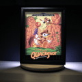 Dioramax - Cadre lumineux LED QuackShot | Déco Gaming-room | Tableau lumineux | Affiche jeux vidéo | Idée cadeau gamer | Retro-gaming