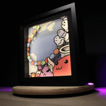 Diorama Ragnarok Online, déco gaming room, cadre lumineux