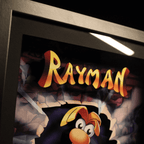 Dioramax - Cadre lumineux LED Rayman | Déco Gaming-room | Tableau lumineux | Affiche jeux vidéo | Idée cadeau gamer | Retro-gaming