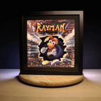 Dioramax - Cadre lumineux LED Rayman | Déco Gaming-room | Tableau lumineux | Affiche jeux vidéo | Idée cadeau gamer | Retro-gaming