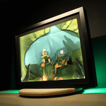 Diorama Risk of rain 2, déco gaming room, cadre lumineux