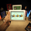 Dioramax - Cadre lumineux LED Ristar | Déco Gaming-room | Tableau lumineux | Affiche jeux vidéo | Idée cadeau gamer | Retro-gaming
