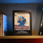 Dioramax - Cadre lumineux LED Rocket Knight | Déco Gaming-room | Tableau lumineux | Affiche jeux vidéo | Idée cadeau gamer | Retro-gaming