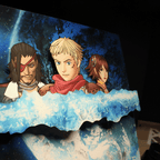 Dioramax - Cadre lumineux LED Rogue Galaxy | Déco Gaming-room | Tableau lumineux| Affiche jeux vidéo | Idée cadeau gamer | Retro-gaming