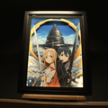 Dioramax - Cadre lumineux LED SAO | Déco Gaming-room | Tableau lumineux | Affiche jeux vidéo | Idée cadeau gamer | Retro-gaming