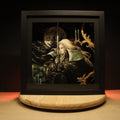 Dioramax - Cadre lumineux LED Castlevania SOTN | Déco Gaming-room | Tableau lumineux | Affiche jeux vidéo | Idée cadeau gamer | Retro-gaming