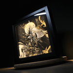 Diorama CastleVania SOTN, cadre lumineux, déco gaming