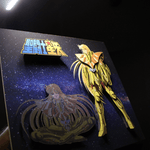 Diorama Saint Seiya, déco gaming room, cadre lumineux