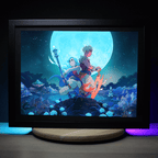 Dioramax - Cadre lumineux LED Sea of stars| Déco Gaming-room | Tableau lumineux | Affiche jeux vidéo | Idée cadeau gamer | Retro-gaming
