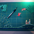 Dioramax - Cadre lumineux LED Secret of Mana | Déco Gaming-room | Tableau lumineux | Affiche jeux vidéo | Idée cadeau gamer | Retro-gaming