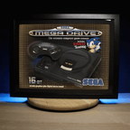 Dioramax - Cadre lumineux LED Sega | Déco Gaming-room | Tableau lumineux | Affiche jeux vidéo | Idée cadeau gamer | Retro-gaming