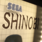 Dioramax - Cadre lumineux LED Shinobi | Déco Gaming-room | Tableau lumineux | Affiche jeux vidéo | Idée cadeau gamer | Retro-gaming