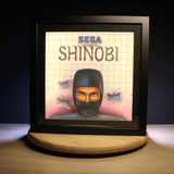 Diorama Shinobi, déco gaming room, cadre lumineux