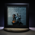 Dioramax - Cadre lumineux LED Death Stranding | Déco Gaming-room | Tableau lumineux | Affiche jeux vidéo | Idée cadeau gamer | Retro-gaming