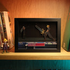 Dioramax - Cadre lumineux LED FF7 | Déco Gaming-room | Tableau lumineux | Affiche jeux vidéo | Idée cadeau gamer | Retro-gaming