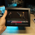 Dioramax - Cadre lumineux LED FF7 | Déco Gaming-room | Tableau lumineux | Affiche jeux vidéo | Idée cadeau gamer | Retro-gaming
