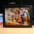 Dioramax - Cadre lumineux LED Skies of Arcadia | Déco Gaming-room | Tableau lumineux | Affiche jeux vidéo | Idée cadeau gamer | Retro-gaming
