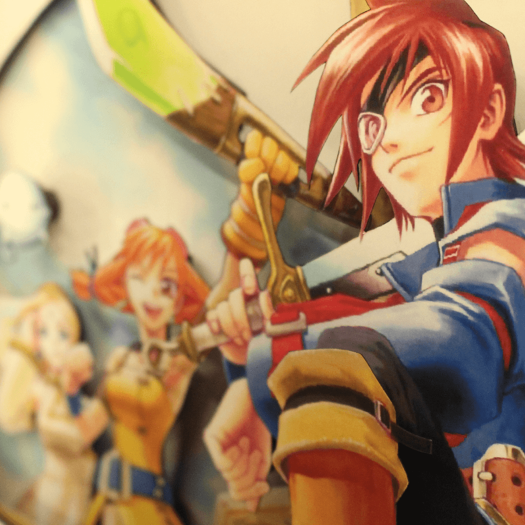 Dioramax - Cadre lumineux LED Skies of Arcadia | Déco Gaming-room | Tableau lumineux | Affiche jeux vidéo | Idée cadeau gamer | Retro-gaming