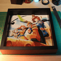 Dioramax - Cadre lumineux LED Skies of Arcadia | Déco Gaming-room | Tableau lumineux | Affiche jeux vidéo | Idée cadeau gamer | Retro-gaming