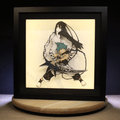 Dioramax - Cadre lumineux LED Soul Eater | Déco Gaming-room | Tableau lumineux | Affiche jeux vidéo | Idée cadeau gamer | Retro-gaming