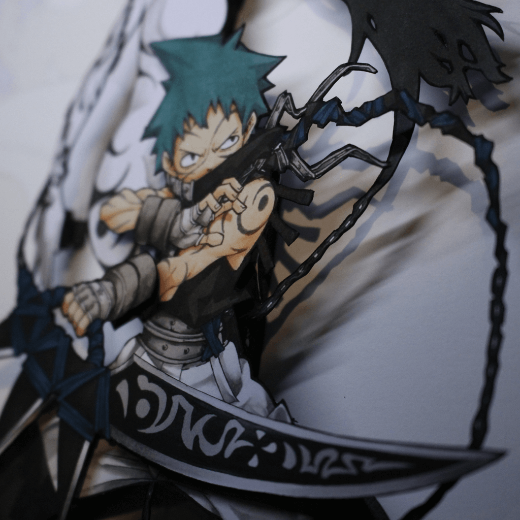 Dioramax - Cadre lumineux LED Soul Eater | Déco Gaming-room | Tableau lumineux | Affiche jeux vidéo | Idée cadeau gamer | Retro-gaming