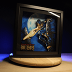 Dioramax - Cadre lumineux LED Soul Reaver | Déco Gaming-room | Tableau lumineux | Affiche jeux vidéo | Idée cadeau gamer | Retro-gaming