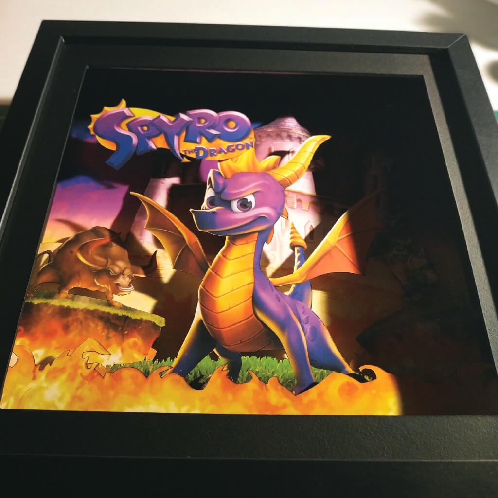 Diorama – Spyro the Dragon – Déco Murale