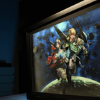 Dioramax - Cadre lumineux LED Star Ocean | Déco Gaming-room | Tableau lumineux | Affiche jeux vidéo | Idée cadeau gamer | Retro-gaming