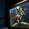 Dioramax - Cadre lumineux LED Star Ocean | Déco Gaming-room | Tableau lumineux | Affiche jeux vidéo | Idée cadeau gamer | Retro-gaming