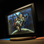 Dioramax - Cadre lumineux LED Star Ocean | Déco Gaming-room | Tableau lumineux | Affiche jeux vidéo | Idée cadeau gamer | Retro-gaming