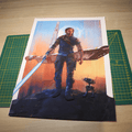 Dioramax - Cadre lumineux LED Star Wars | Déco Gaming-room | Tableau lumineux | Affiche jeux vidéo | Idée cadeau gamer | Retro-gaming