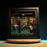 Cadre Street of Rage 2, diorama street of rage, déco gaming room