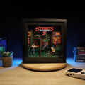 Dioramax - Cadre lumineux LED Street of rage 2 | Déco Gaming-room | Tableau lumineux | Affiche jeux vidéo | Idée cadeau gamer | Retro-gaming