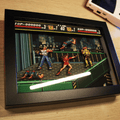 Dioramax - Cadre lumineux LED Street of Rage | Déco Gaming-room | Tableau lumineux | Affiche jeux vidéo | Idée cadeau gamer | Retro-gaming