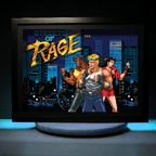 Dioramax - Cadre lumineux LED Street of Rage | Déco Gaming-room | Tableau lumineux | Affiche jeux vidéo | Idée cadeau gamer | Retro-gaming