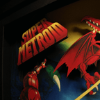 Dioramax - Cadre lumineux LED Super Metroid | Déco Gaming-room | Tableau lumineux | Affiche jeux vidéo | Idée cadeau gamer | Retro-gaming