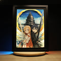 Dioramax - Cadre lumineux LED SAO | Déco Gaming-room | Tableau lumineux | Affiche jeux vidéo | Idée cadeau gamer | Retro-gaming