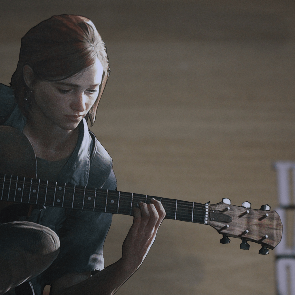 Dioramax - Cadre lumineux LED The last of us | Déco Gaming-room | Tableau lumineux | Affiche jeux vidéo | Idée cadeau gamer | Retro-gaming